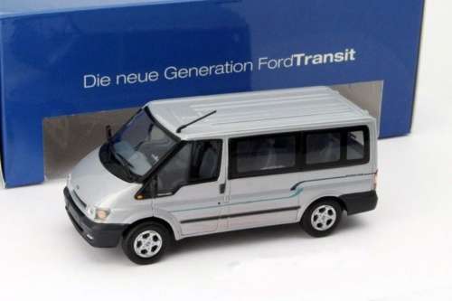 Ford Transit Bus Euroline 2000 silver 1:43 I-Minichamps NEW+boxed   #5845 instant wheels