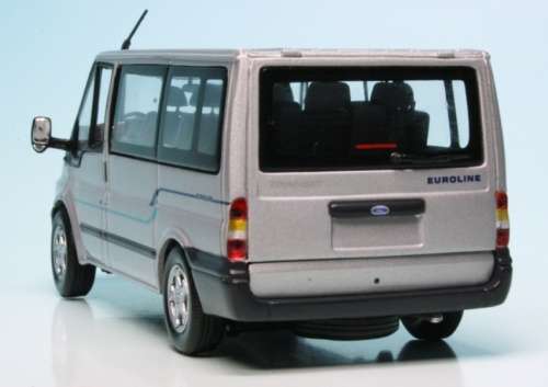 Ford Transit Bus Euroline 2000 silver 1:43 I-Minichamps NEW+boxed   #5845 instant wheels