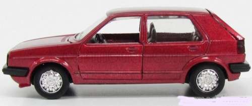 Volkswagen Golf Mk.II 1976 red-metallic 1:43 Schabak NEW+boxed #5849 instant wheels