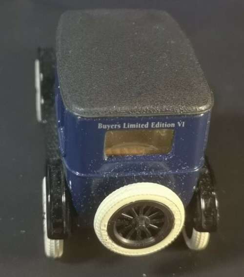 Ford Fourdoor Sedan 1923 blue 1:43 Ertl NEW+boxed #5850 instant wheels - Intnl. Toy Fair 1992