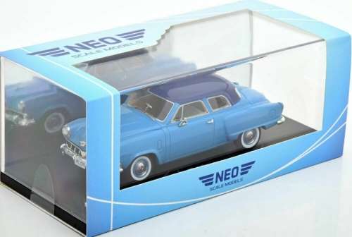 Studebaker Champion Custom 1952 lt.blue/dk.blue 1-43 NEO NEW+boxed   #5851 instant wheels