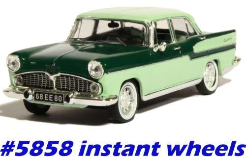 Simca Vedette Chambord 1958 lt.green+black 1:43 Solido NEW+boxed  #5858 instant wheels