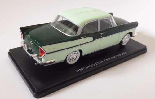 Simca Vedette Chambord 1958 lt.green+black 1:43 Solido NEW+boxed  #5858 instant wheels