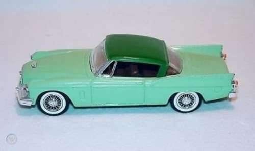 Studebaker Silver Hawk 1950 lt.+dk.green 1:43 Solido NEW+showcased   #5860 instant wheels