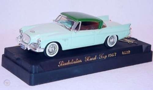 Studebaker Silver Hawk 1950 lt.+dk.green 1:43 Solido NEW+showcased   #5860 instant wheels