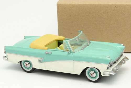 Ford Taunus 17M Cabriolet 1957 blue+white 1:43 Solido NEW+boxed  #5863 instant wheels