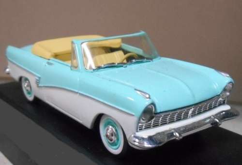Ford Taunus 17M Cabriolet 1957 blue+white 1:43 Solido NEW+boxed  #5863 instant wheels