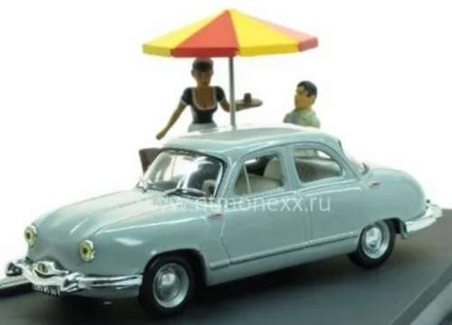 Panhard Dyna Z 1954 lt.blue 1:43 IXO/Altaya NEW+boxed  #5864 instant wheels
