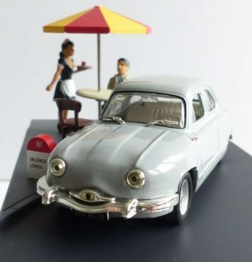 Panhard Dyna Z 1954 lt.blue 1:43 IXO/Altaya NEW+boxed  #5864 instant wheels