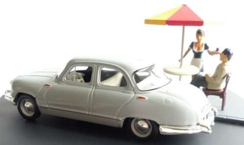 Panhard Dyna Z 1954 lt.blue 1:43 IXO/Altaya NEW+boxed  #5864 instant wheels