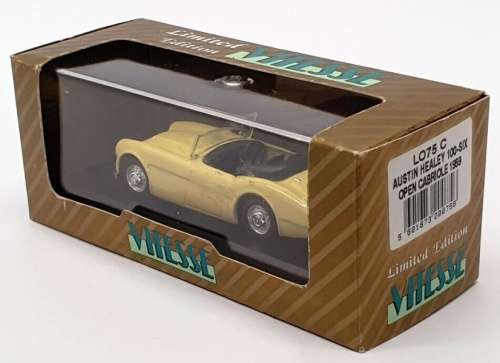 Austin Healey 100-six 1959 yellow 1:43 Vitesse NEW+boxed  #5865 instant wheels