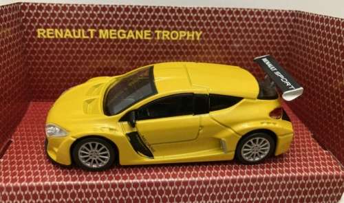 Renault Megane TROPHY 2009 yellow-met 1:43 Mondo Motors NEW+boxed #5867 instant wheels