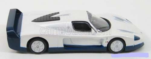 Maserati MC12 2004 white-met/blue 1:43 Mondo Motors NEW+boxed #5868 instant wheels