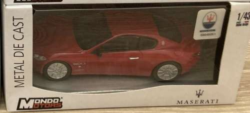 Maserati GranTourismo 2007 red 1:43 Mondo Motors NEW+boxed #5869 instant wheels