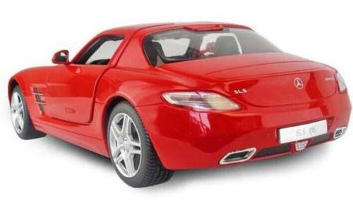 MERCEDES BENZ - SLS COUPE 6.3 AMG (C197) 2009 red 1:43 Mondo Motors NEW+boxed #5870 instant wheels