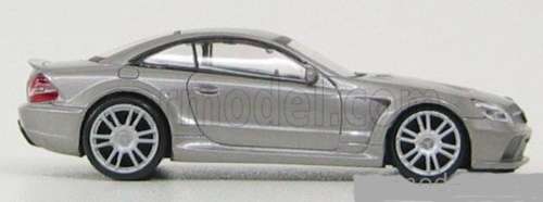 Mercedes-Benz SL65 AMG Black Series (R230) 2009 silver 1:43 Mondo NEW+boxed #5871 instant wheels