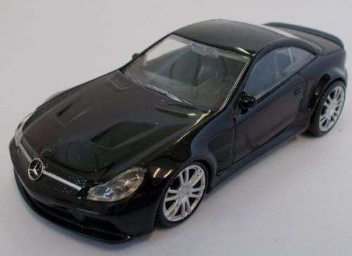 Mercedes-Benz SL65 Black Series (R230) 2009 black 1:43 Mondo Motors NEW+boxed #5872 instant wheels