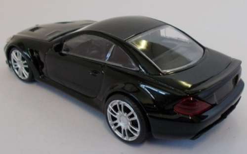 Mercedes-Benz SL65 Black Series (R230) 2009 black 1:43 Mondo Motors NEW+boxed #5872 instant wheels