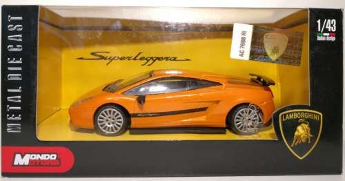 Lamborghini Gallardo Superleggera 2007 orange 1:43 Mondo Motors NEW+boxed #5875 instant wheels