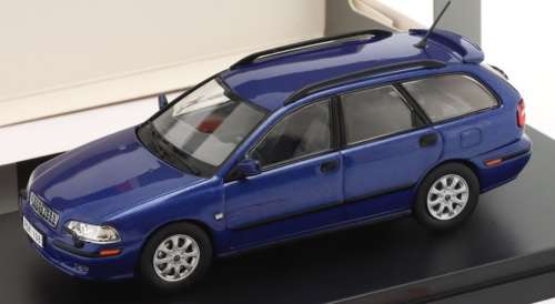 Volvo V40 2001 dk.blue-metallic 1:43 PremiumX NEW+boxed  #5876 instant wheels