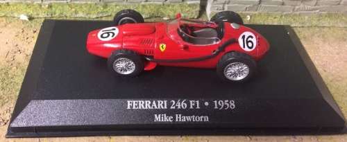 Ferrari 246 F1 #16 1958 red Mike Hawthorn 1:43 IXO NEWinBlister  #5878 instant wheels