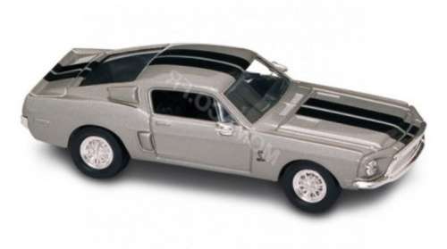 Ford Shelby GT500 KR 1968 grey-met 1:43 Road Signature NEW+showcased #5885 instant wheels