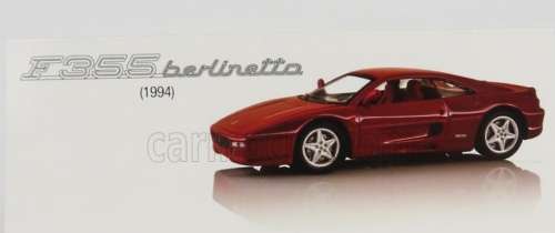 Ferrari F355 Berlinetta 1994 red 1/43 Altaya/IXO NEW+boxed  #5898 instant wheels