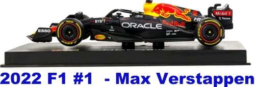Red Bull RB18 F1 2022 #1 Max Verstappen 1:43 Bburago NEW+boxed  #5912 instant wheels