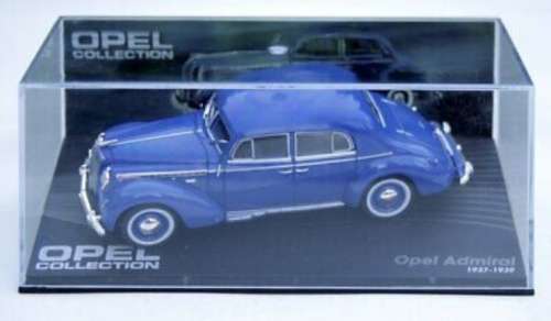 Opel Admiral 1937 blue 1:43 IXO NEW+boxed  #5915 instant wheels