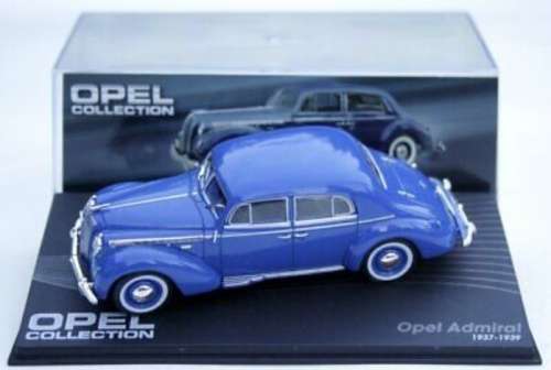 Opel Admiral 1937 blue 1:43 IXO NEW+boxed  #5915 instant wheels