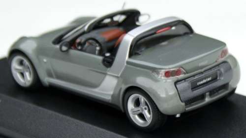 Smart Roadster 2005 grey-metallic 1:43 Minichamps NEW+boxed  #5916 instant wheels