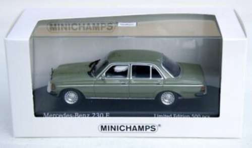 Mercedes-Benz 230E (W123) 1986 reedGREEN 1:43 Minichamps NEW+boxed   #5920 instant wheels