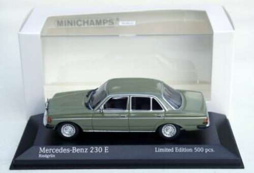 Mercedes-Benz 230E (W123) 1986 reedGREEN 1:43 Minichamps NEW+boxed   #5920 instant wheels