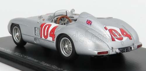 Mercedes-Benz 300SLR 1955 #104 Targa Florio Stirling Moss 1:43 Brumm NEW+boxed #5924 instant wheels