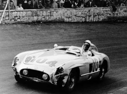 Mercedes-Benz 300SLR 1955 #104 Targa Florio Stirling Moss 1:43 Brumm NEW+boxed #5924 instant wheels