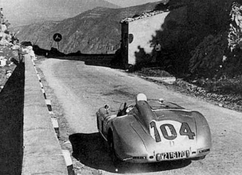 Mercedes-Benz 300SLR 1955 #104 Targa Florio Stirling Moss 1:43 Brumm NEW+boxed #5924 instant wheels