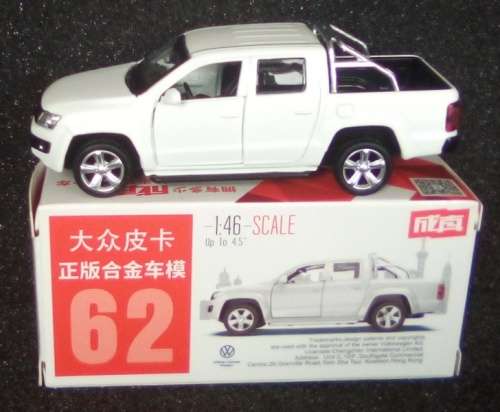 Volkswagen Amarok dbl.cab Pick-Up 2019 white 1/46 CaiPo NEW+boxed  #5925 instant wheels