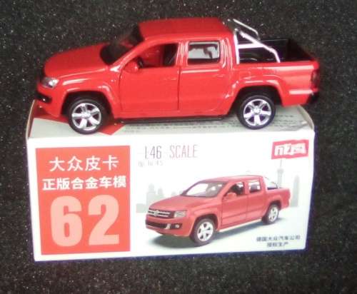 Volkswagen Amarok Pick-Up dbl.cab 2019 red 1/46 CaiPo NEW+boxed  #5926 instant wheels