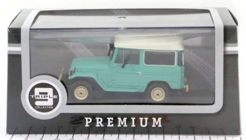 Toyota Land Cruiser FJ40 1967 green 1:43 Triple 9 Clctn NEW+boxed  #5928 instant wheels
