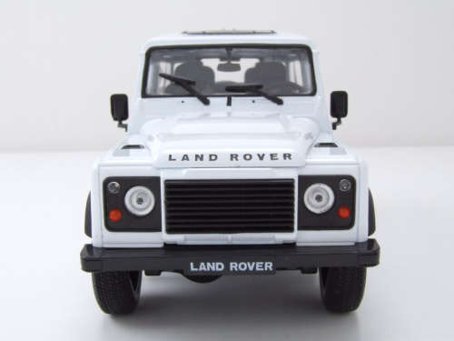 Land Rover Defender 90 1995 white 1:24 Welly NEW+boxed  #2342 instant wheels