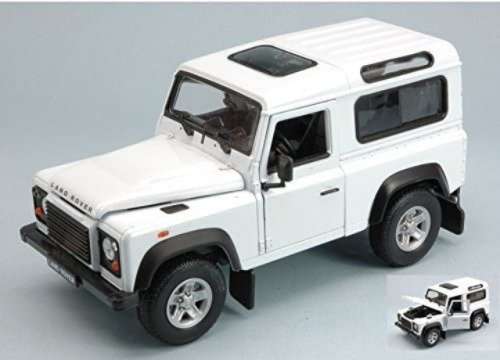 Land Rover Defender 90 1995 white 1:24 Welly NEW+boxed  #2342 instant wheels