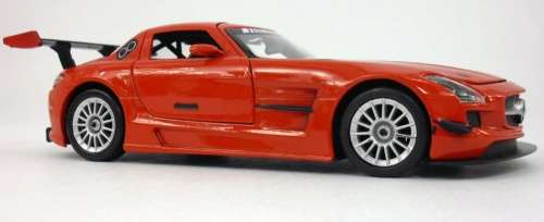 Mercedes-Benz SLS AMG GT3 red 1:24 Motormax NEW+boxed  #2344 instant wheels