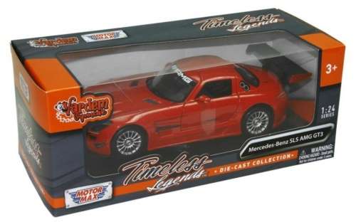 Mercedes-Benz SLS AMG GT3 red 1:24 Motormax NEW+boxed  #2344 instant wheels