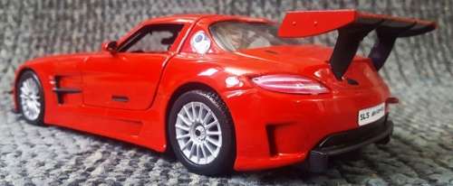 Mercedes-Benz SLS AMG GT3 red 1:24 Motormax NEW+boxed  #2344 instant wheels