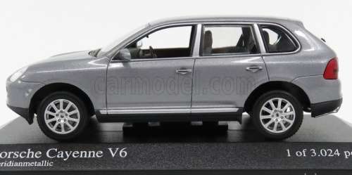 Porsche Cayenne V6 2003 grey-met 1:43 Minichamps NEW+boxed  #5938 instant wheels