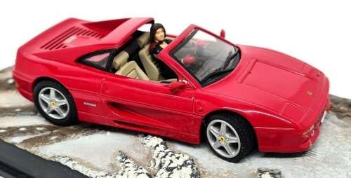 Ferrari F355 GTS Spider open 1995 red (JBond/007) 1:43 IXO NEW+boxed #5939 instant wheels