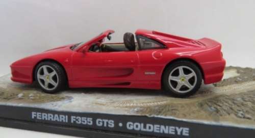 Ferrari F355 GTS Spider open 1995 red (JBond/007) 1:43 IXO NEW+boxed #5939 instant wheels