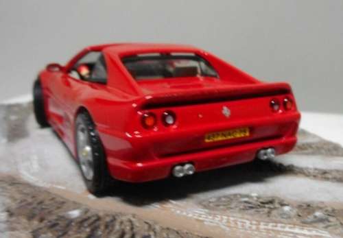 Ferrari F355 GTS Spider open 1995 red (JBond/007) 1:43 IXO NEW+boxed #5939 instant wheels