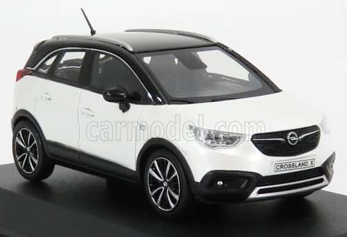OPEL CROSSLAND X 2017 pearl-white 1:43 i-SCALE/Kyosho NEW+boxed #5940 instant wheels