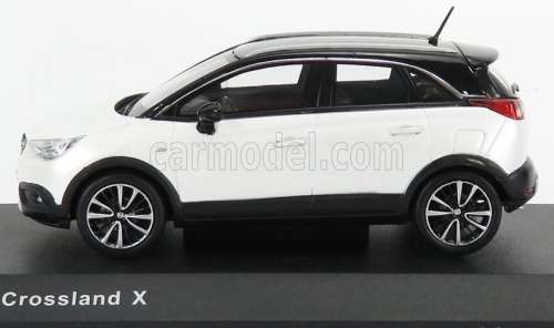 OPEL CROSSLAND X 2017 pearl-white 1:43 i-SCALE/Kyosho NEW+boxed #5940 instant wheels